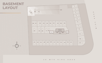 Project Image of 1223.5 - 1241.0 Sq.ft 3 BHK Apartment for buy in Durga Imperia