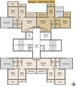 Project Image of 298.0 - 503.0 Sq.ft 1 BHK Apartment for buy in Bhumiraj Hills Tower 1