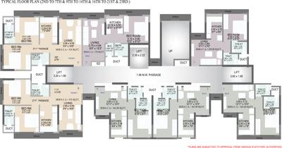 Project Image of 359.0 - 370.0 Sq.ft 1 BHK Apartment for buy in Shraddha Pleasant