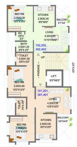 Project Image of 388.0 - 573.0 Sq.ft 1 BHK Apartment for buy in Sanmukh Apartment