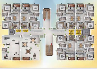 Project Image of 0.0 - 605.0 Sq.ft 2 BHK Apartment for buy in Confident Bliss
