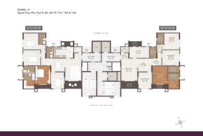 Project Image of 647.13 - 1516.76 Sq.ft 2 BHK Apartment for buy in Geras World of Joy M