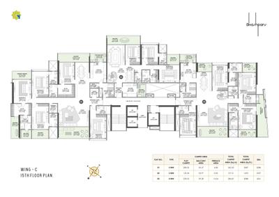 Project Image of 1693.0 - 4281.0 Sq.ft 3 BHK Apartment for buy in Sharada Akashparv C