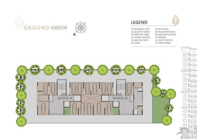 Project Image of 458.0 - 634.0 Sq.ft 1 BHK Apartment for buy in KRV Ratnadeep Heights