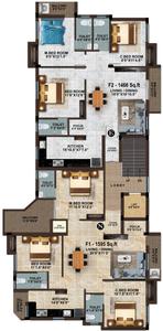 Project Image of 827.0 - 1595.0 Sq.ft 2 BHK Apartment for buy in MP Avenue