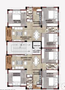 Project Image of 0.0 - 1250.0 Sq.ft 3 BHK Apartment for buy in Bengal Shreekarani