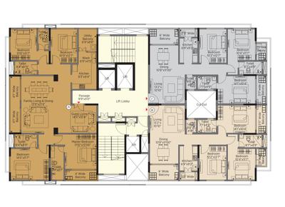 Project Image of 1536.0 - 2454.0 Sq.ft 3 BHK Apartment for buy in Benchmark Aspire