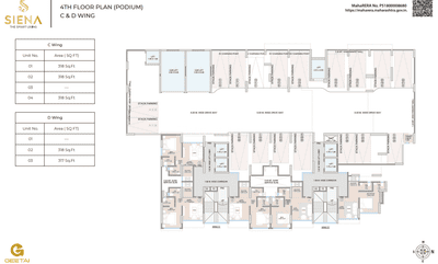Project Image of 316.0 - 660.0 Sq.ft 1 BHK Apartment for buy in Geetai Siena