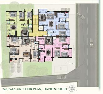 Project Image of 1660.0 - 2468.92 Sq.ft 3 BHK Apartment for buy in Marian Davids Court