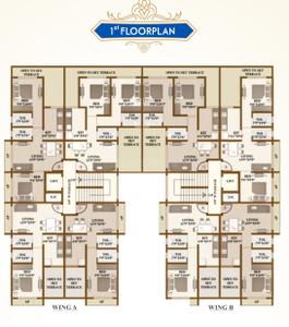 Project Image of 380.61 - 517.21 Sq.ft 1 BHK Apartment for buy in Shakti Sunny Residency