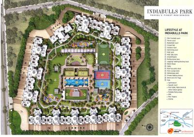 Project Image of 475.23 - 1862.72 Sq.ft 1 BHK Apartment for buy in Indiabulls Park