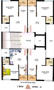 Project Image of 231.85 - 244.02 Sq.ft 1 BHK Apartment for buy in Mahavir Kasturi Wing A