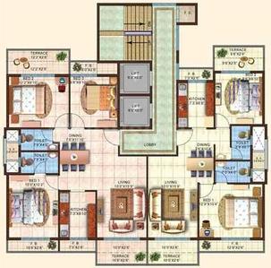 Project Image of 680.0 - 870.0 Sq.ft 1 BHK Apartment for buy in S M Heights