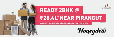 Project Image of 358.12 - 664.0 Sq.ft 1 BHK Apartment for buy in Achalare Honeydew