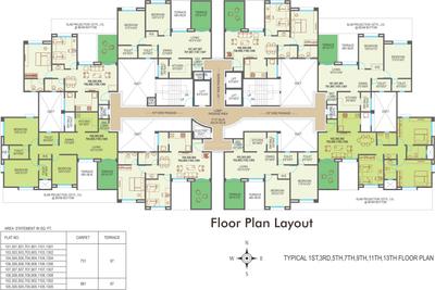Project Image of 1075.0 - 1400.0 Sq.ft 2 BHK Apartment for buy in Mont Vert One