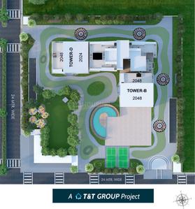 Project Image of 0.0 - 1225.13 Sq.ft 3 BHK Apartment for buy in T And T The Blue