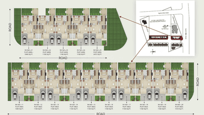 Project Image of 2000.0 - 3000.0 Sq.ft 3 BHK Villa for buy in SDPL Greens Rowhouse II