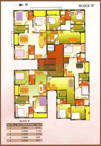 Project Image of 513.0 - 1232.0 Sq.ft 1 BHK Apartment for buy in DCJ Homes