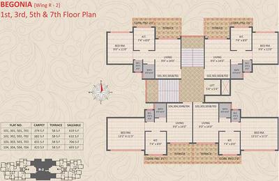 Project Image of 349.0 - 536.0 Sq.ft 1 BHK Apartment for buy in Panvelkar Gardens