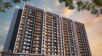 Project Image of 740.0 - 943.0 Sq.ft 2 BHK Apartment for buy in Kosmic Kourtyard Phase 1