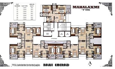 Project Image of 0.0 - 2691.0 Sq.ft 4 BHK Apartment for buy in Balaji Emerald