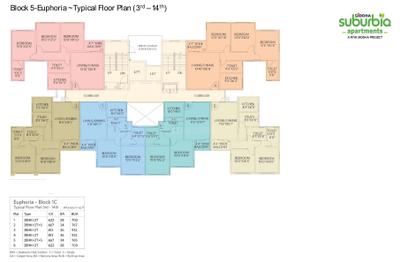 Project Image of 650.0 - 912.0 Sq.ft 2 BHK Apartment for buy in Siddha Suburbia