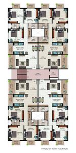 Project Image of 0.0 - 1494.0 Sq.ft 3 BHK Apartment for buy in The Leaf Apartment