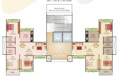 Project Image of 543.0 - 690.0 Sq.ft 3 BHK Apartment for buy in Sunny Orchid Arcade