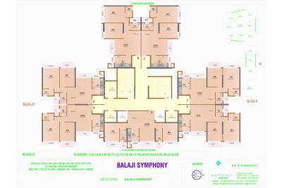 Project Image of 0.0 - 674.0 Sq.ft 2 BHK Apartment for buy in Vishesh Balaji Symphony
