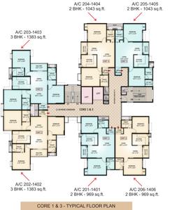 Project Image of 969.0 - 1457.0 Sq.ft 2 BHK Apartment for buy in Sidharth Crown