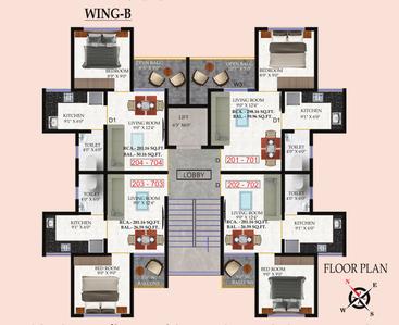 Project Image of 227.23 - 358.12 Sq.ft 1 RK Apartment for buy in Eskcays Paarshvanath 