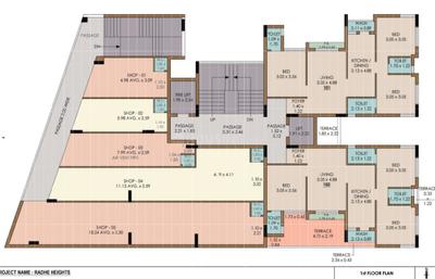 Project Image of 521.08 - 721.72 Sq.ft 1 BHK Apartment for buy in Shree Radhe Heights