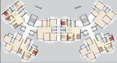 Project Image of 1240 Sq.ft 2 BHK Apartment / Flat for sale in Ulwe for Rs. 17000000