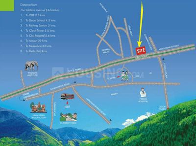 Project Image of 1759.0 - 2078.0 Sq.ft 3 BHK Apartment for buy in UK Solitaire Avenue