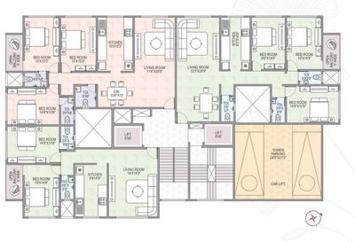 Project Image of 633.89 - 1292.33 Sq.ft 2 BHK Apartment for buy in Ghanshyam Kanti Dhuri Sheraton