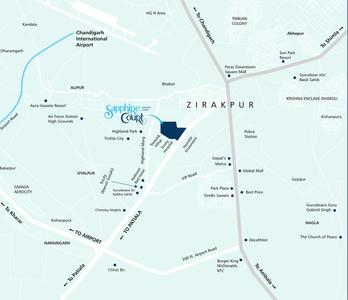 Project Image of 1551.0 - 1611.0 Sq.ft 3 BHK Apartment for buy in Sapphire Court
