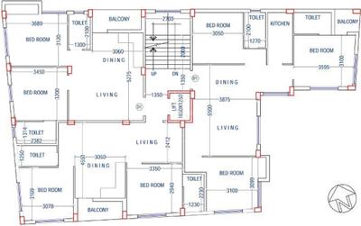 Project Image of 900.0 - 1500.0 Sq.ft 2 BHK Apartment for buy in Joy Fern Residency
