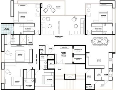 Project Image of 1654.0 - 3146.0 Sq.ft 4 BHK Apartment for buy in A Shridhar Anantara
