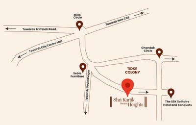 Project Image of 0.0 - 1742.0 Sq.ft 3 BHK Apartment for buy in Shri Kartik Swami Heights