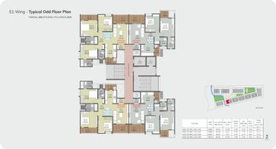Project Image of 520.44 - 870.59 Sq.ft 2 BHK Apartment for buy in Majestique Towers East Phase 1