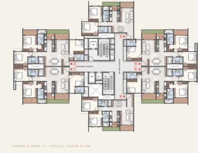 Project Image of 1120.0 - 2210.0 Sq.ft 2 BHK Apartment for buy in Ma Sarada House of Sapiens