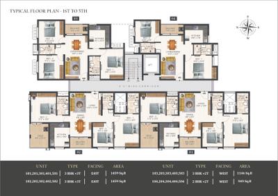 Project Image of 1146 Sq.ft 3 BHK Apartment / Flat for sale in Nungambakkam for Rs. 20700000
