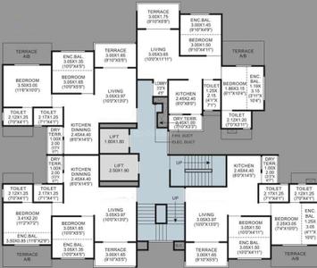 Project Image of 440.78 - 490.83 Sq.ft 2 BHK Apartment for buy in Shree Dharamaraj Raajlaxmi Greens D Wing