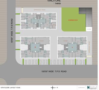 Project Image of 0.0 - 1989.0 Sq.ft 3 BHK Apartment for buy in Yug Vincitore Rivera