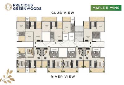 Project Image of 358.0 - 479.0 Sq.ft 1 BHK Apartment for buy in Precious Greenwoods Phase I