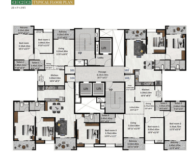 Project Image of 1698 Sq.ft 3 BHK Apartment / Flat for sale in Baner for Rs. 15500000