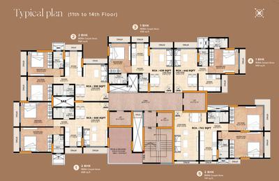 Project Image of 387.0 - 919.0 Sq.ft 1 BHK Apartment for buy in Ardhya Aura