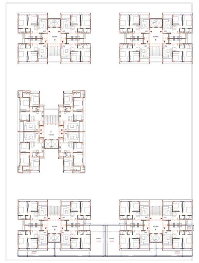 Regalia Inara Tower A,B,C,D,E Cluster Plan for 2nd Floor 1