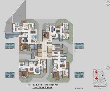 Project Image of 1794.0 - 5143.0 Sq.ft 2.5 BHK Apartment for buy in Sattva Aangane