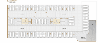 Project Image of 2403.0 - 2412.0 Sq.ft 3 BHK Apartment for buy in Sahajanand Supreme
